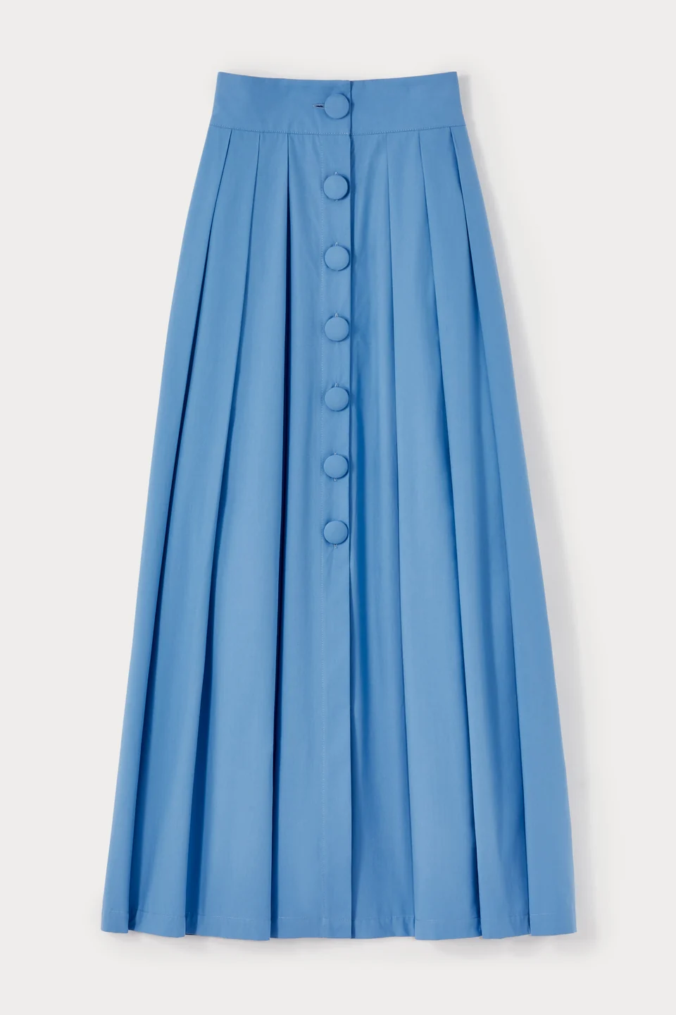 Pleated Flowing Tiered Skirt